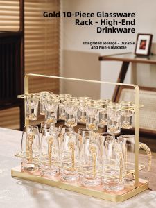 CRISTALGLASS | Luxurious High-End Brandy Cups with Stand