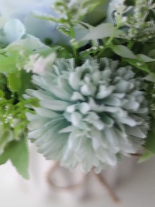 【SG ready stock】Artificial Potted Flowers with 16cm Ceramic Pot Realistic Silk Rose & Dahlia Fake Flower Arrangement No Watering Home Table Desktop Wedding Party Decor