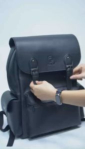 Balo Da PU Cao Cấp Nam Nữ Thời Trang Chống Thấm Nước HARAS HR353