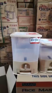 JOLLY RICE DISPENSER 25KG RICE BOX / SEALED RICE STORAGE BOX / GRAIN BARREL / LAGAYAN NG BIGASAN
