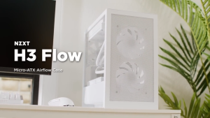 Vỏ Case NZXT H3 FLOW ALL Black/ White (M-ATX/ Mid Tower)  - Hàng Chính Hãng