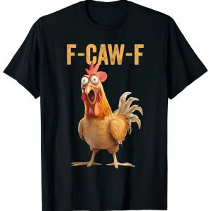 Funny Rooster Meme T-Shirt F-Caw-F Raven Crow Tee Sassy Bird Lover Shirt Moonlit Raven Graphic Top Nature Inspired Autumn Tee