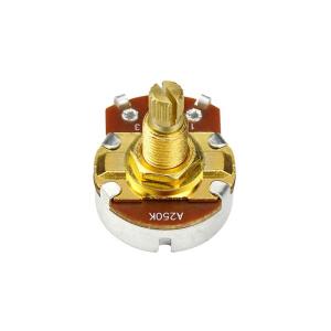 EELHOE | 1Pcs Guitar Potentiometer Pot Low Noise Smooth Feel Brass Shaft A500K A250K B250K B500K