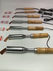 200W หัวแร้งบัดกรี หัวแร้งปากงอ หัวแร้งเชื่อมสังกะสี หัวแร้งด้ามไม้ พลังงานสูง