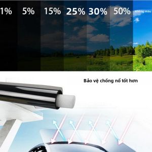 Phim Dán Kính Phản Quang Bạc Tự Dính Cách Nhiệt Chống Nhìn Trộm Dạng Cuộn Độ Xuyên Sáng 5/15/25/35/50% Cho Nhà Cửa Ô Tô