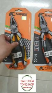 Kìm điện công nghiệp Kapusi JAPAN thép cao cấp CR-V 8 inch (205mm) Kiềm Điện Đức