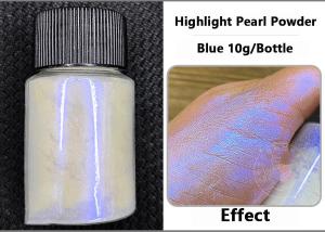 1/6Pcs Aurora Mermaid Chrome Nail Art Powder Irridescent White Pearlescent Mica Powder Chameleon Manicure Pigment Rubbing Dust 1