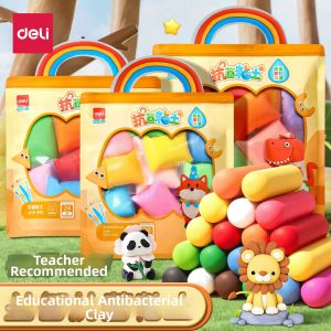 deli | Antibacterial Non-Sticky Kids Modeling Clay 24 Colors