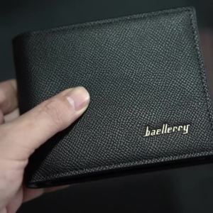 Baellerry | Ví Nam Baellerry Chống Quét RFID Chất Liệu Da PU Thiết Kế Mỏng Ngang Ngắn Có Ngăn Đựng Tiền Xu Bằng Khóa Kéo Và Nhiều Ngăn Đựng Thẻ Giảm Giá 80%