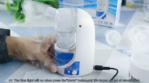 NO LIMIT TaffOmicron Alat Bantu Terapi Pernapasan Asma Sesak Nafas Ultrasonic Steam Inhale Nebulizer