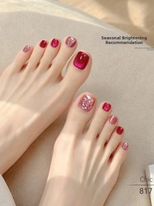 Maychao | Glitter Cat Eye Nail Polish Glass Beads White Bright Bare Shine
