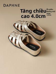 Daphne | Dép Nâng Cao Gót Dệt