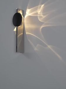 Creative Art Corrugated Wall Lamp LED Stainless Wall Light Living Room Home Decor Corridor Bedroom Bedside Atmosphere Lights