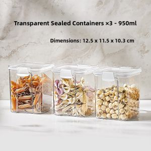 CAROTE | Food Grade Airtight Moisture-proof Multi-purpose Food Storage Containers