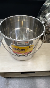 304 Stainless Steel Food Storage Rice Dispenser Sale Rice Keeper Storage 50kg/25kg /15kg/10kg/5kg Rice Bucket Milk Tea Bucket Large Capacity Storage Container Insect-Proof Rice Barrel
