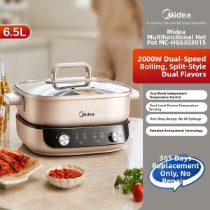Midea | Separate Temperature Controlled Deep Section Hotpot 3L