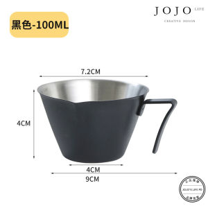 Jojos L PD Stainless Steel Coffee Cup Measurement Cup Extraction Cup 304 Material Precision Coffee Making Tools