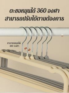 ที่เก็บไม้แขวนเสื้อสําหรับผู้ใหญ่ ไม้แขวนเสื้อกันลื่นและไร้รอยต่อ