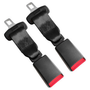 Car Safety Accessory 2Pcs 23CM Seat Belt Extenders Easy-to-Use Fastener Buckles for Vehicle Safety