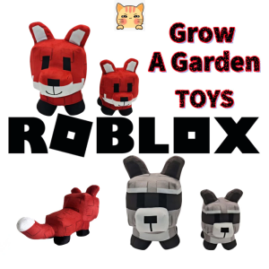 Grow A Garden plush Doll Cute Action Raccoon Plush Toys Roblox Stuffed Doll Birthday Gifts for Kids