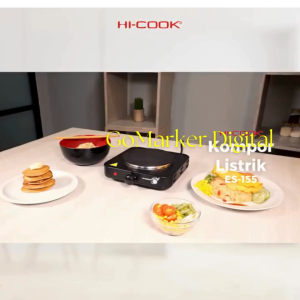 GO Taffware Kompor Listrik 1 Tungku Mini Hemat Listrik Portable 5 Gear Hot Plate 1000W