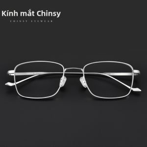 Mắt Kính Cao Cấp Chống Ánh Sáng Xanh Khung Titanium Siêu Nhẹ