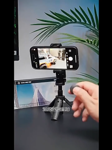 Selfie Stick Mini Extendable Phone Grip Tripod With Bluetooth Remote Control Mini Phone Grip Shooting For Vlogging Video