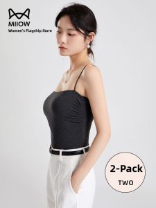 MiiOW | Cat Woman Strapless Vest 2025 New Style With Chest Pad Beautiful Back Bra Integrated Tube Top Underwear Thin Strap Design Inner Wear