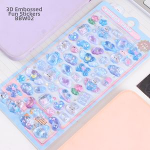 Shanle | 3D Animal Cartoon Crystal Relief Stickers for Kids Decoration