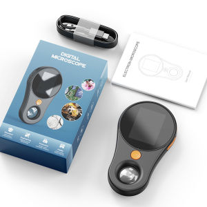 Kính Hiển Vi Kỹ Thuật Số 2.0 Inch 500X Video 1080P Có Kính Lúp 8 Đèn LED Cầm Tay Cầm Tay Để Sửa Chữa Thiết Bị Điện Tử Trên Windows/Mac