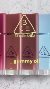 3CE GUMMY OIL TINT – Oil-infused Glow Non-Sticky Lip Gloss & Hydrating Tint​