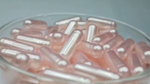 OSPA High Quality Empty Gelatin Capsule Pearl Pastel Pink Color 1000 Capsules Size 0