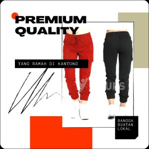 Celana Olahraga Jogger Wanita Spandek (Melar dan Tebal) Celana Santai Semua Ukuran Celana Sport Extremes - Lazada