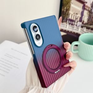 szhaiyu | 360 Rotating Bracket Matte for Magsafe Gradient Color Case for Samsung Galaxy Z Fold 8 Ultra 7 6 5 ZFold8 Magnetic Hard PC Cover