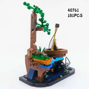 40761 Smeagol & Digor Bag Bottom Hole Model Holiday Gift 181PCS Brick Children Educational Toy