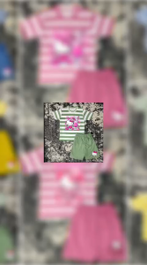 Hael Setelan Hello Kitty Anak Perempuan Usia 2-10Thn Premium