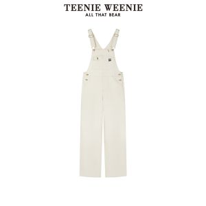 TEENIE WEENIE | Fashionable Retro Loose Design Adjustable Suspender Jeans