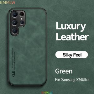 Ốp Điện Thoại Chống Sốc Từ Tính Cho Samsung Galaxy S24/S25 Ultra/S23 Plus/S23FE/S21FE Kèm Giá Đỡ Ô Tô Chống Vân Tay Chất Liệu Nhựa