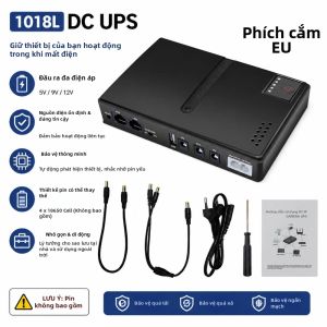 Gaqqee | Bộ Lưu Điện DC 1018L Nguồn Cấp Điện Không Gián Đoạn AC 85-265V Sang 5V/9V/12V/15V/24V Tích Hợp Bộ Chuyển Đổi Cho Bộ Định Tuyến Và Modem Quang