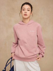 Champion | Fleece Hooded Sweatshirt Pullover 26 Autumn New Style Raglan Sleeve Casual Printed