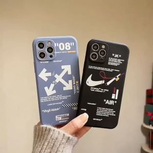 Case Motif White OFF X N1ike3 Oppo A15 A15S Casing Dove Hybrid Pelindung Kamera Premium