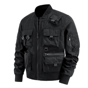 Áo Khoác Mềm Mại Đa Năng Cho Nam Chống Nước Chống Gió Nhiều Túi Thích Hợp Cho Cắm Trại Câu Cá Đi Bộ Đường Dài Trang Bị Ngoài Trời Đúng Size.