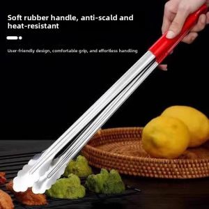 Long Stainless Steel Food Tongs 55cm