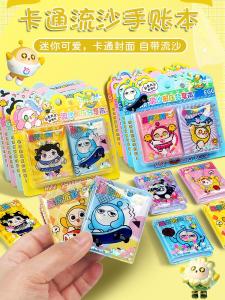 Cute Mini Pocket Sandflowery Stress Relief Notebook Party Stationery Learning Notebook Diary Book Portable Soft Cover Notebook