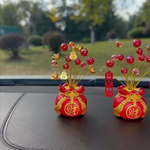 Túi tiền Tài Lộc - cây tiền vàng Bình An -Thịnh Vượng - Phát Tài Giàu có Quà tặng Đồ trang trí