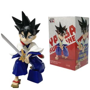 Bandai | 17cm/6.69inch Kenyuu Densetsu Yaiba Anime Figure Yaiba Action Figure Warrior Figurine PVC Adult Collection Model Doll Toys Gifts