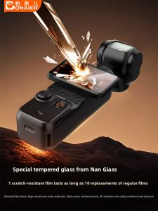Bonaier | DJI Pocket 3 Full Screen Anti-Shatter Protective Glass Screen Protector