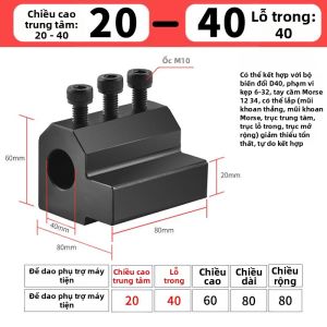 Tay Cầm Dụng Cụ CNC Chống Rung cho Phay Kích Thước Trong và U-Drilling 4 Vị Trí