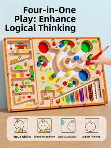 XIAOWANDOU | Focus Training Educational Toy for Toddler Shape Matching