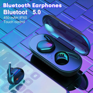 HQAi TWS Wireless Earphone: Sports Earphone with Microphone & Bluetooth Gaming Headset
